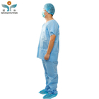 SMMS Disposable Surgical Gown Short Sleeve Patient Suits  For Hospital
