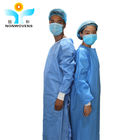 Medical Disposable Surgical Gown With Blue Green Utrosonic Welding