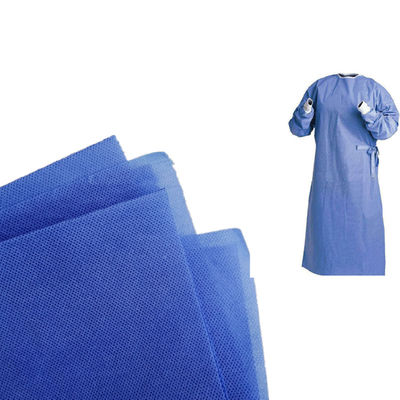 cor material de Bule de pano de 35gsm Sms para o vestido da operação