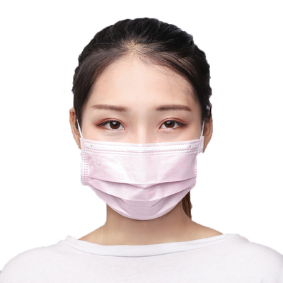 Máscara protetora descartável protetora não médica de 3 dobras