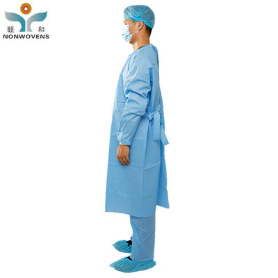 Ultrasonic Breathable Sterile Surgical Gownings With 30-50gsm Non woven Fabric
